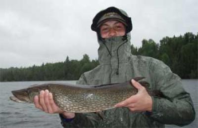 Ontario vacation lodge northern pike fishing