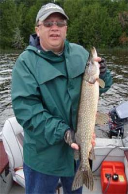lake fishing for northern pike