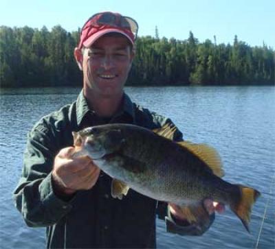 big smallmouth bass fishing in Sioux Lookout