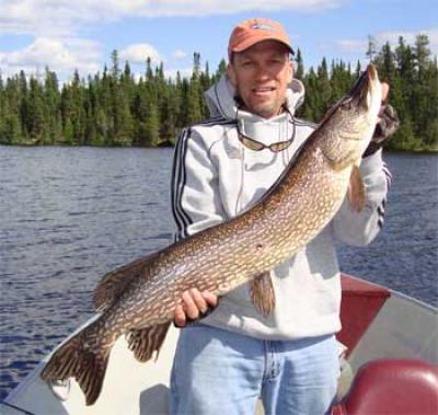 northern pike trophy fishing in Ontario