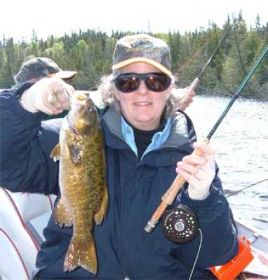 fly fishing lodge smallmouth bass