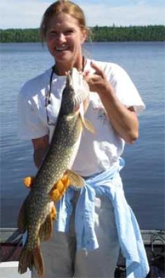 northern pike fishing fun in lakes