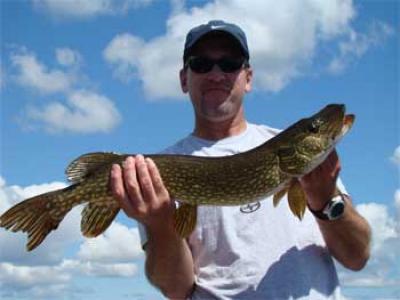 lodge with cabins northern pike fishing