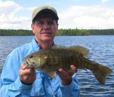 smallmouth trophy bass in Ontario