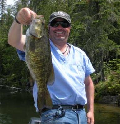 smallmouth big bass in Ontario