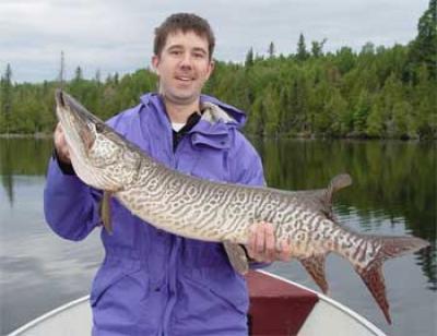 tiger muskie fishing lodge Ontario Canada