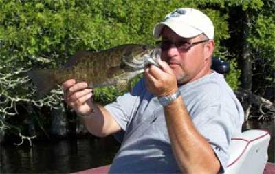 fishing smallmouth bass in Northwest Ontario