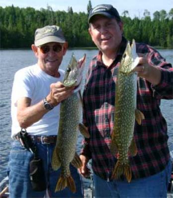 dock boats fishing northern pike