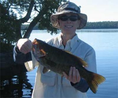 smallmouth bass master anglers size ontario