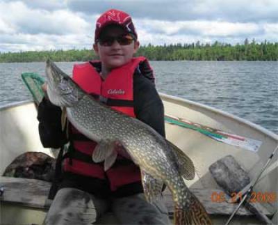 big northern pike are fun in Canada