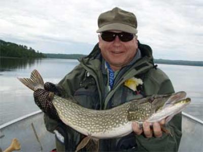 northern pike fly fishing lodge