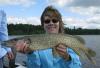 family fishing northern pike Ontario