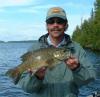 smallmouth bass on fly rod tackle Ontario